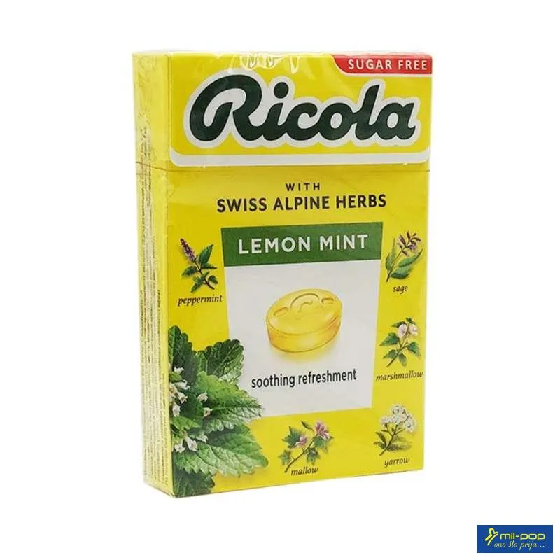 RICOLA BOMBONI LEMON MINT 40G 