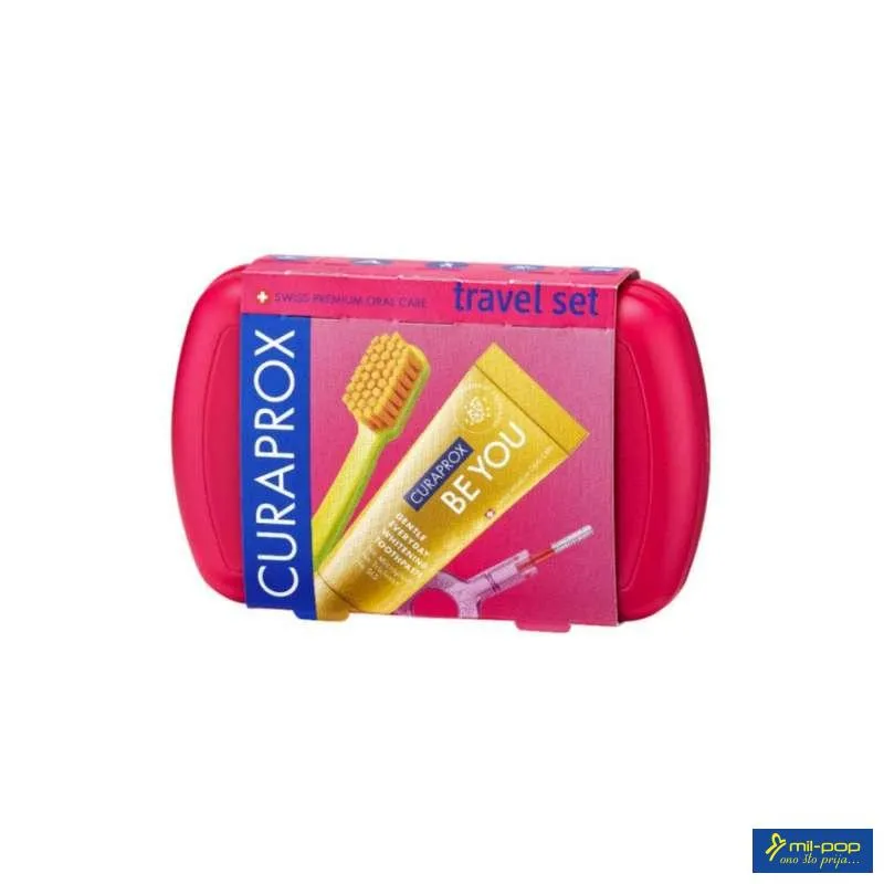 CURAPROX SET ZA PUTOVANJA BE YOU - CRVENA (CPS 