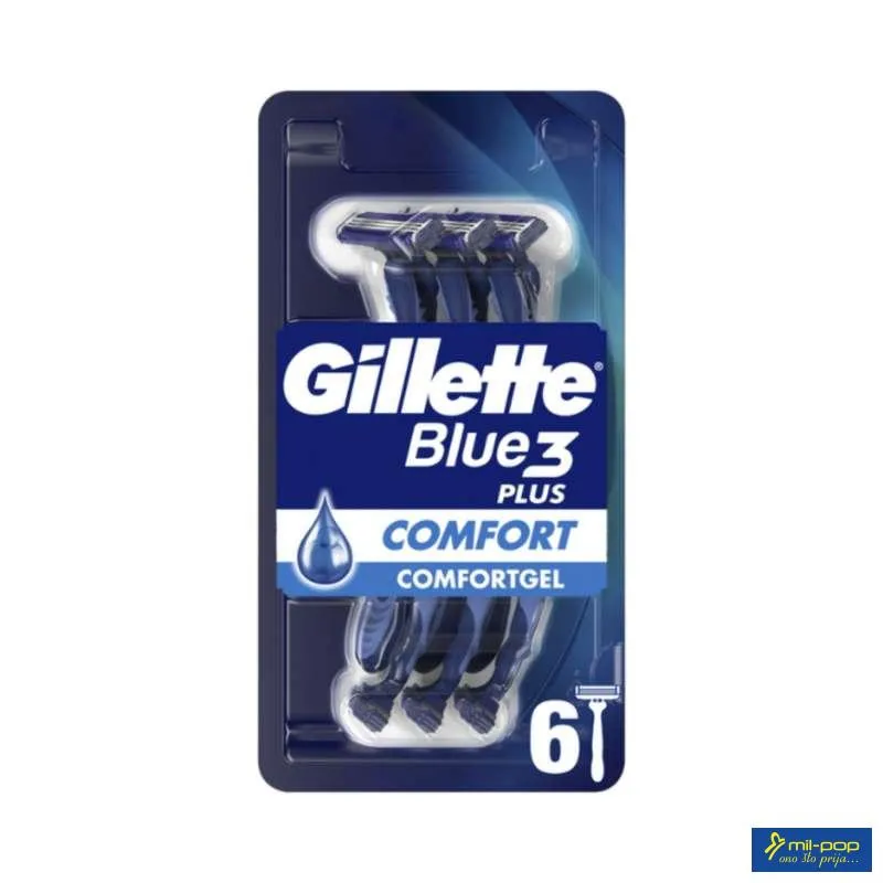 GILLETTE BLUE 3 REGULAR 6`S