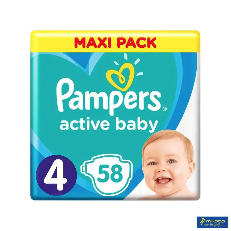 PAMPERS PELENE ACT BABY 4 MAXI VPP 7-14KG 58KOM