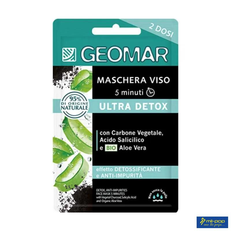 GEOMAR ULTRA-DETOX MASKA ZA LICE PROTIV NECISTOCA SA ORGANSKOM ALOE VEROM 7.5MLX2