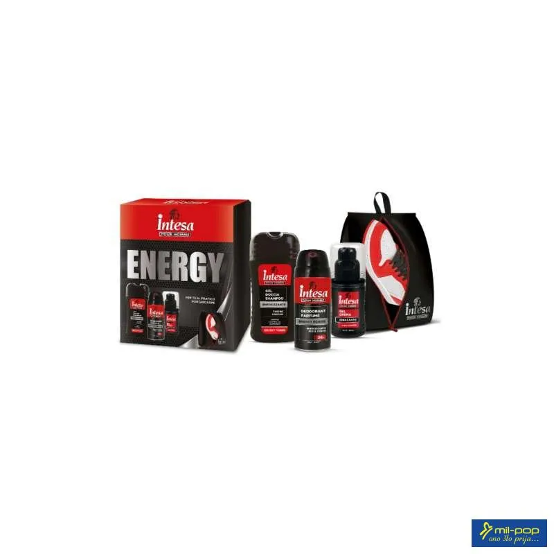 INTESA PP SET EP GEL ZA TUSIRANJE/DEO/KREMA ZA LICE I BRADU/NESESER