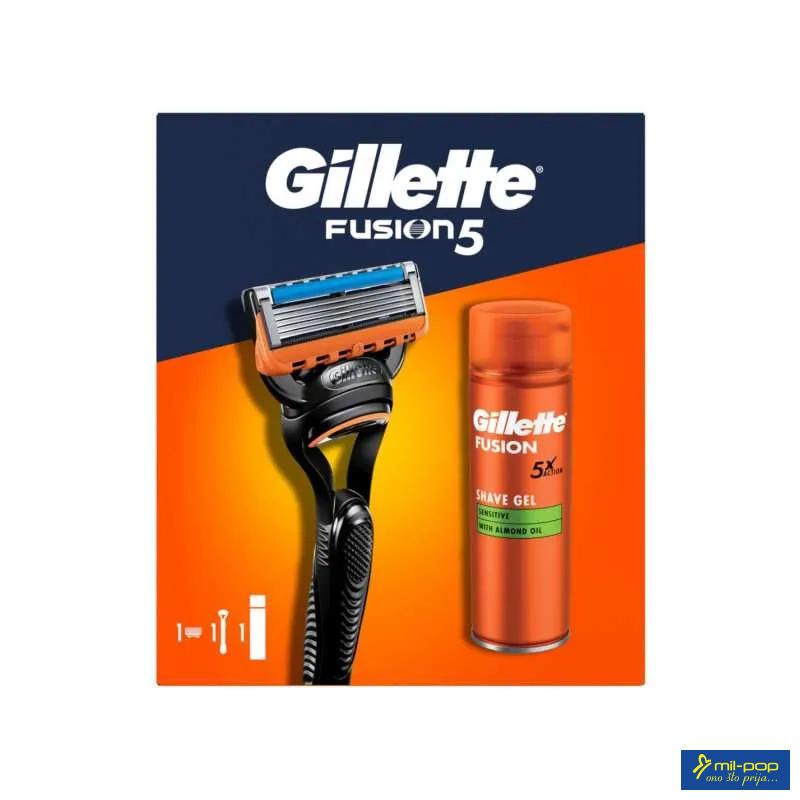 GILLETTE SET GIFT FUSION 1UP + FUSION GEL 
