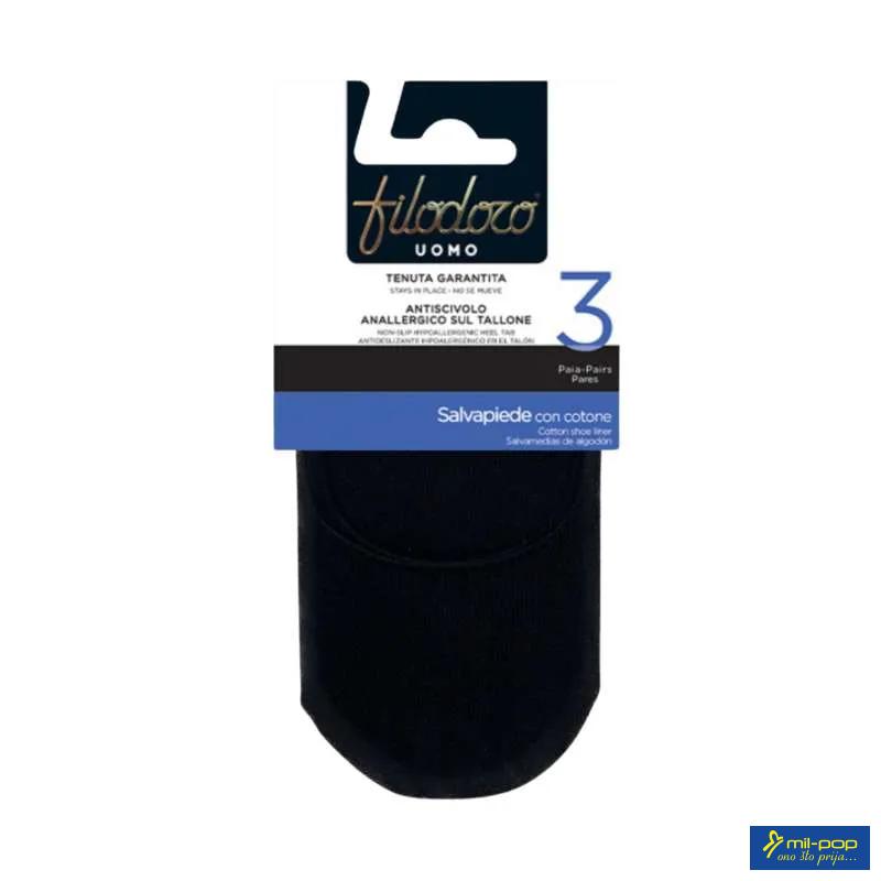 CAR.FILODORO SALVAPIEDE COTONE F115539FI 3P NERO 43/46