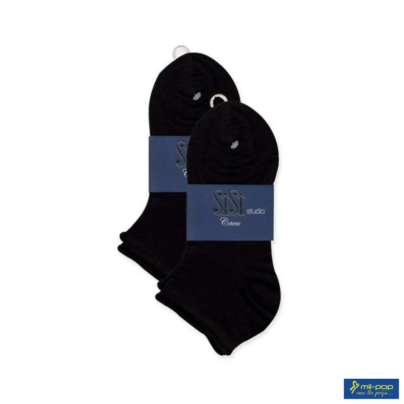 SISI SOCKS FRESH COTTON 1247SI 2P NERO 