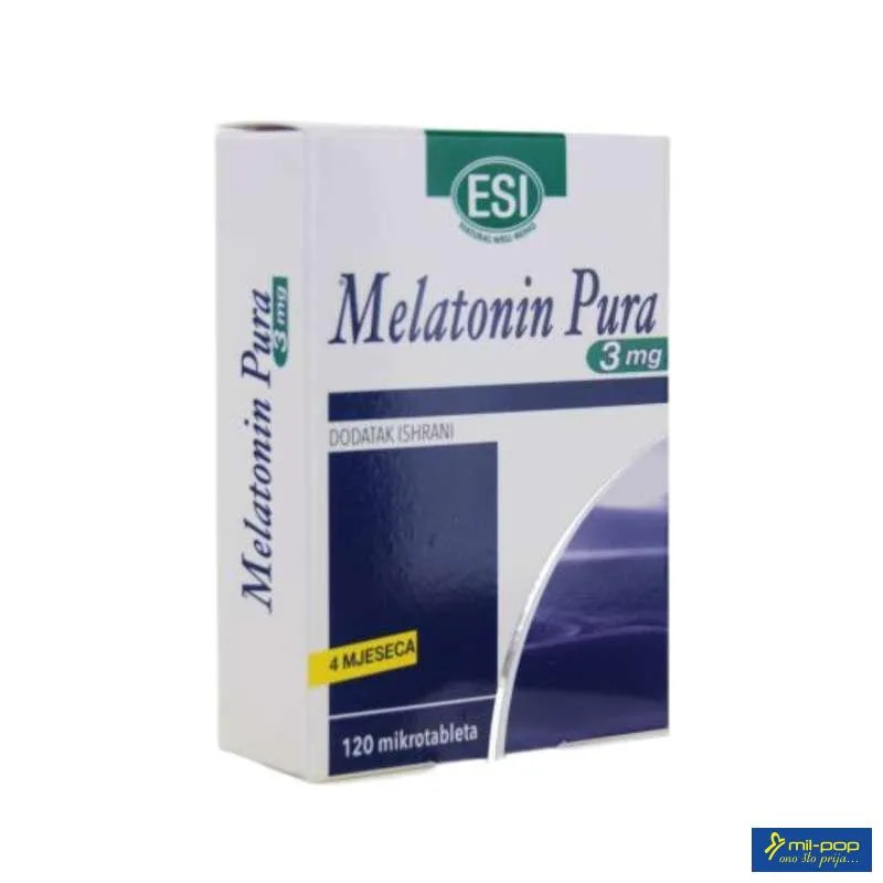 MELATONIN PURA 3 MG 120 TABLETA 