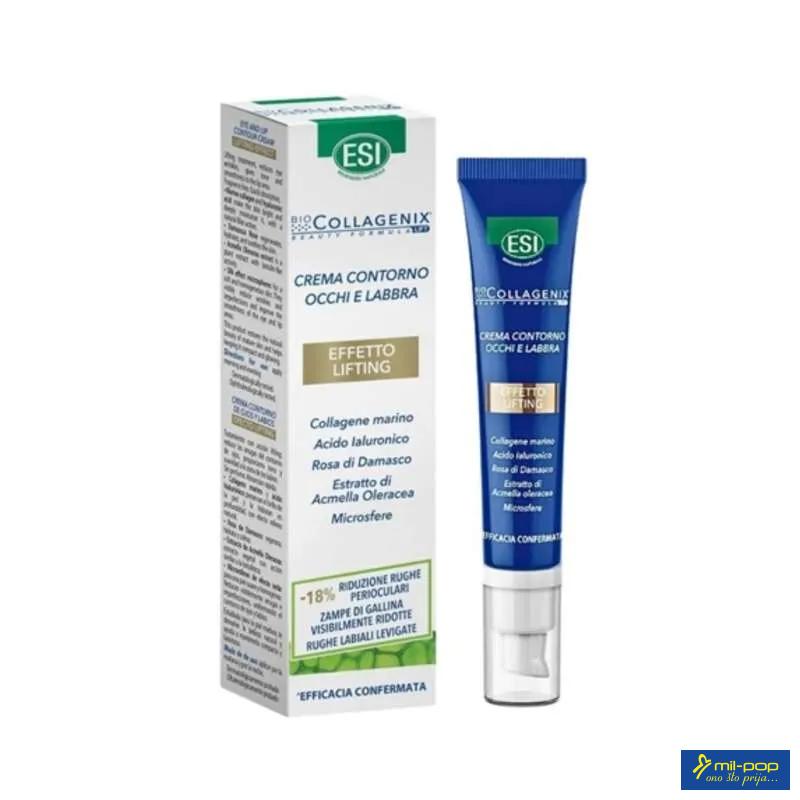 BIOCOLLAGENIX KREMA ZA BORE OKO OČIJU I USANA 15 ML 