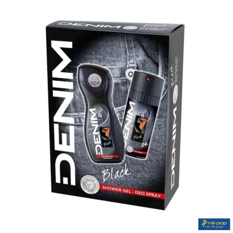 DENIM KOMPLET BLACK DEO+KUPKA 