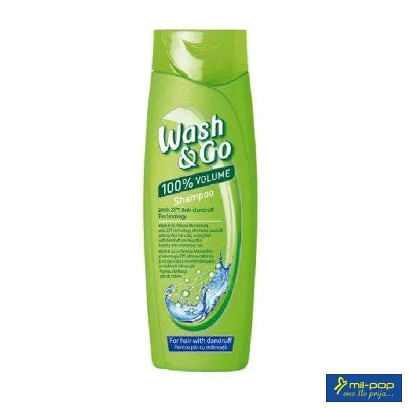 WASH&GO SAMPON PON PRETIV PERUTI 400ML 