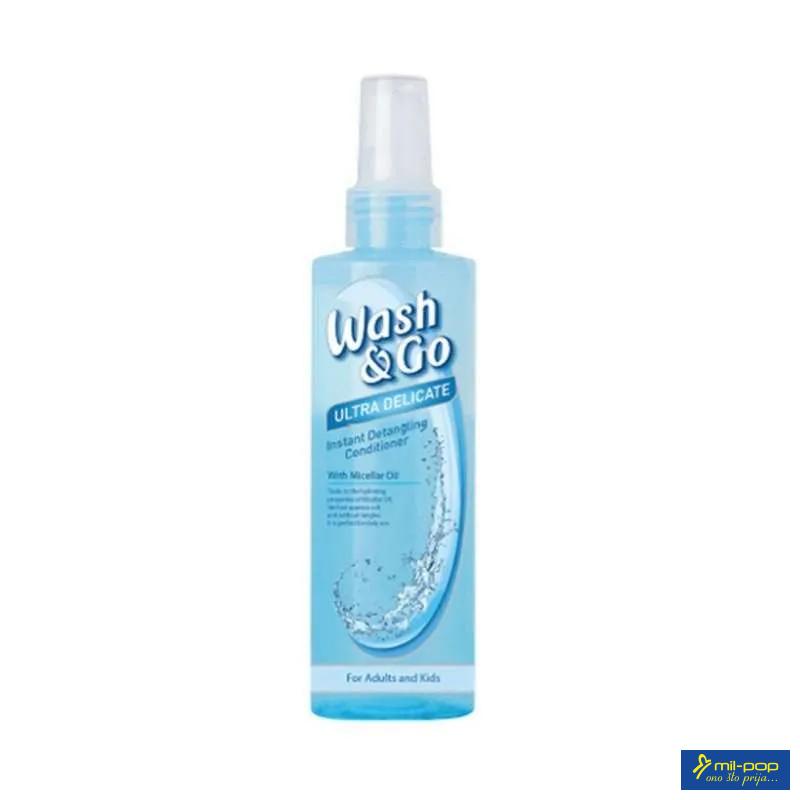 WASH&GO BALZAM SPREJ MICELARNA VODA 200ML