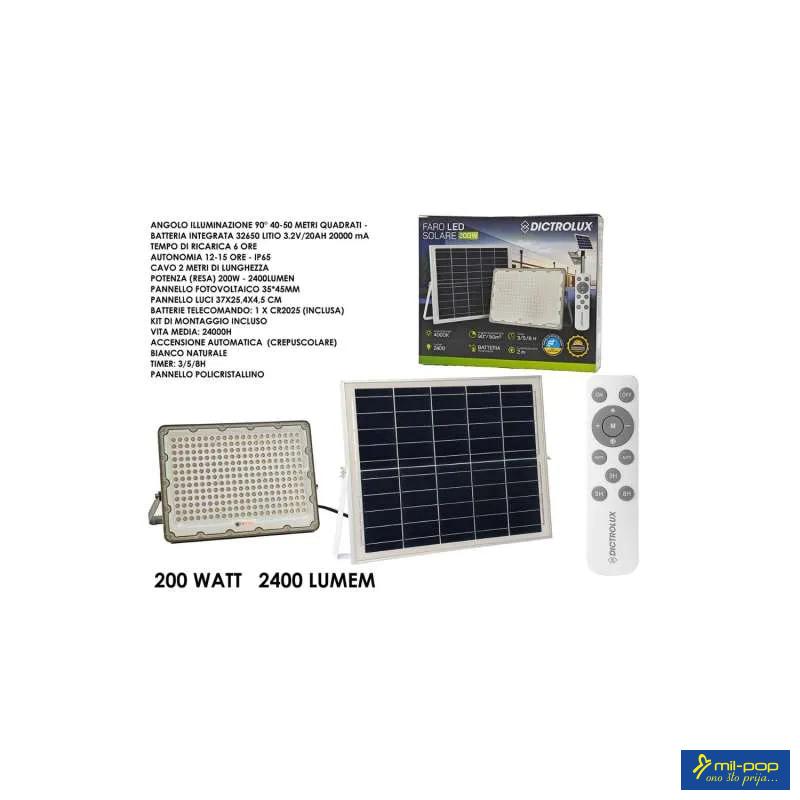 GENERAL TRADE SOLARNA LED LAMPA 20W 