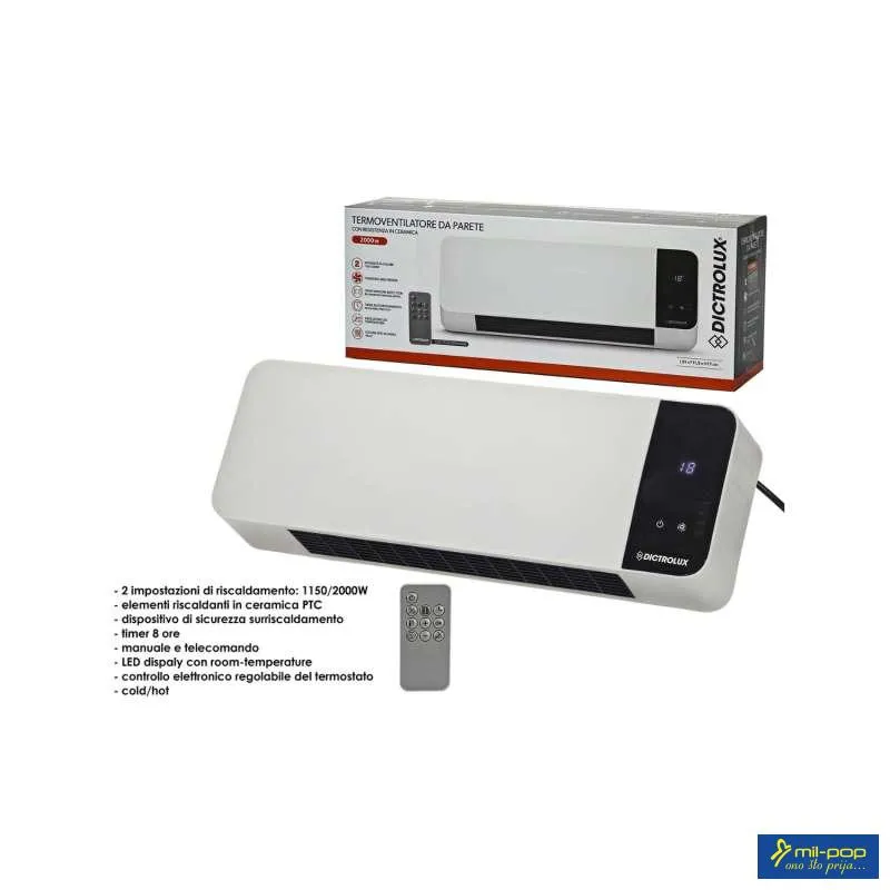 DICTROLUX ZIDNA GRIJALICA 1150-2000W 