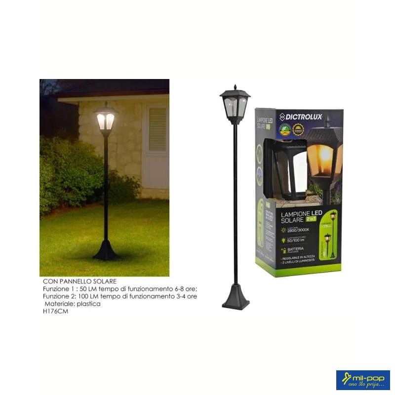 GENERAL TRADE SOLARNA LAMPA  2U1 176 CM 
