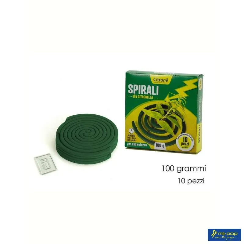GENERAL TRADE 10 SPIRALA PROTIV MUVA CITRONELA 