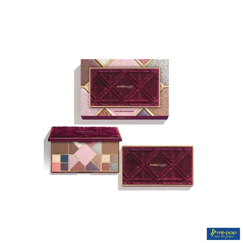 BELLAOGGI SET COFANETTO COUTURE BURGUNDY 