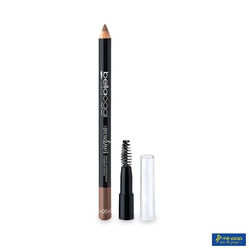 BELLAOGGI OLOVKA ZA OBRVE I BROW BRUSH ASH BROWN 