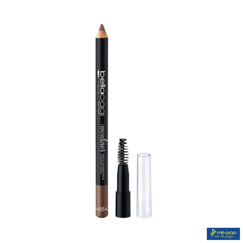 BELLAOGGI OLOVKA ZA OBRVE I BROW LINER ASH BROWN 