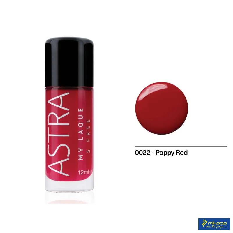 ASTRA LAK ZA NOKTE MY LAQUE 5FREE POPPY RED 22