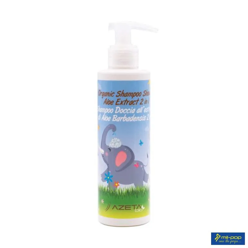 AZETA ORGANSKI ŠAMPON ZA LICE I TIJELO ALOE VERA (0M+) 