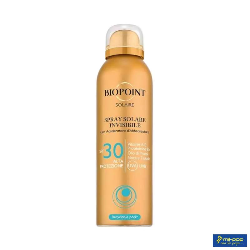BIOPOINT SOLAIRE SPREJ INVISIBILE 150ML SPF30