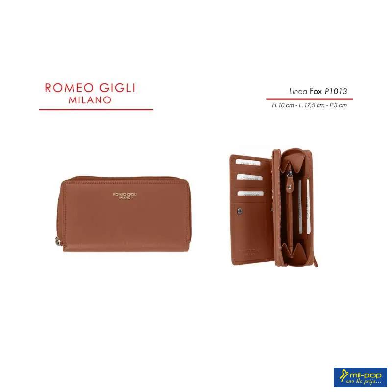 FOX P.FOGLIO DONNA PELLE RG MILANO P1013 CUOIO