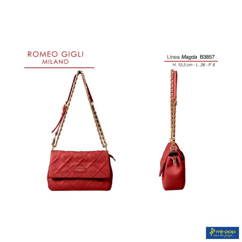 MAGDA BORSA DONNA RG MILANO B3857 ROSSO