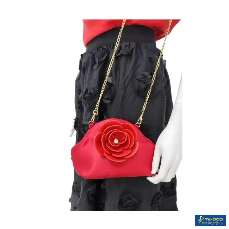 TORBA Z. CAROLA RG MILANO B3410 ROSSO P/LJ 24