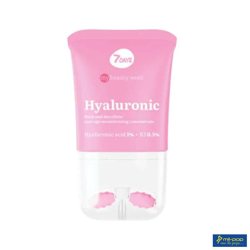 7DAYS KREMA ZA VRAT I DEKOLTE HYALURONIC SA MASAZEROM