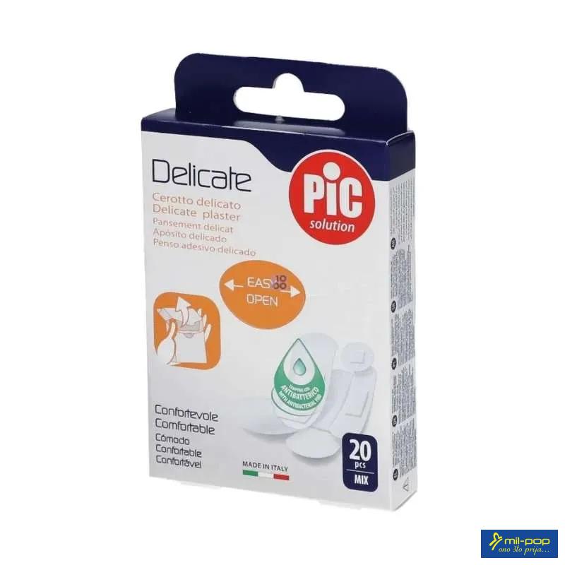 FLASTER DELICATE 20 SORTNO-ANTIBAKTERIJSKI 