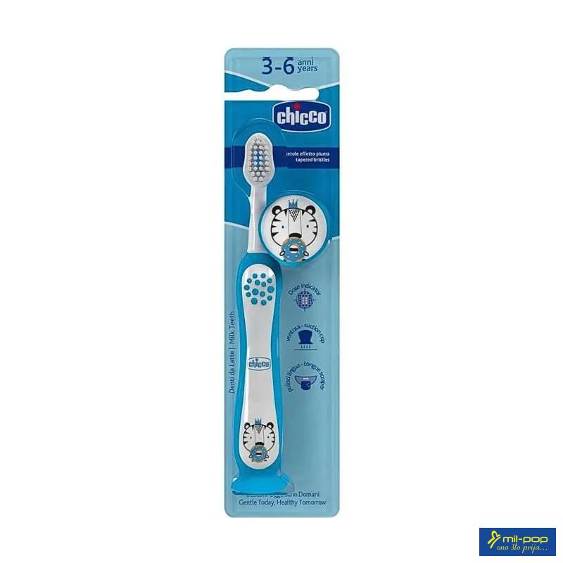 CHICCO ČETKICA ZA ZUBE 3-6Y TIGER 