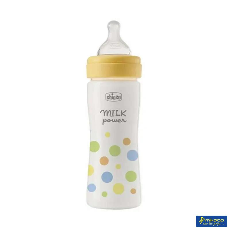 CHICCO FLAŠICA PERFECT EASY 250 ML SILIKON ŽUTA 