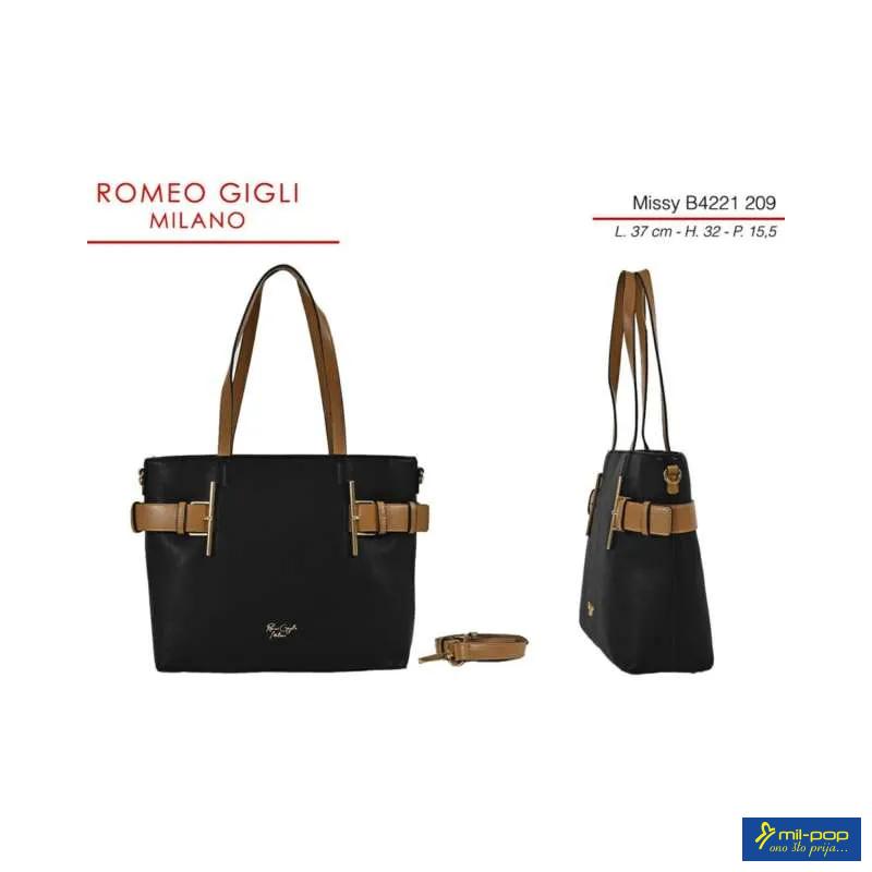 TORBA Z. MISSY RG MILANO B4221 BEIGE/CUOIO 