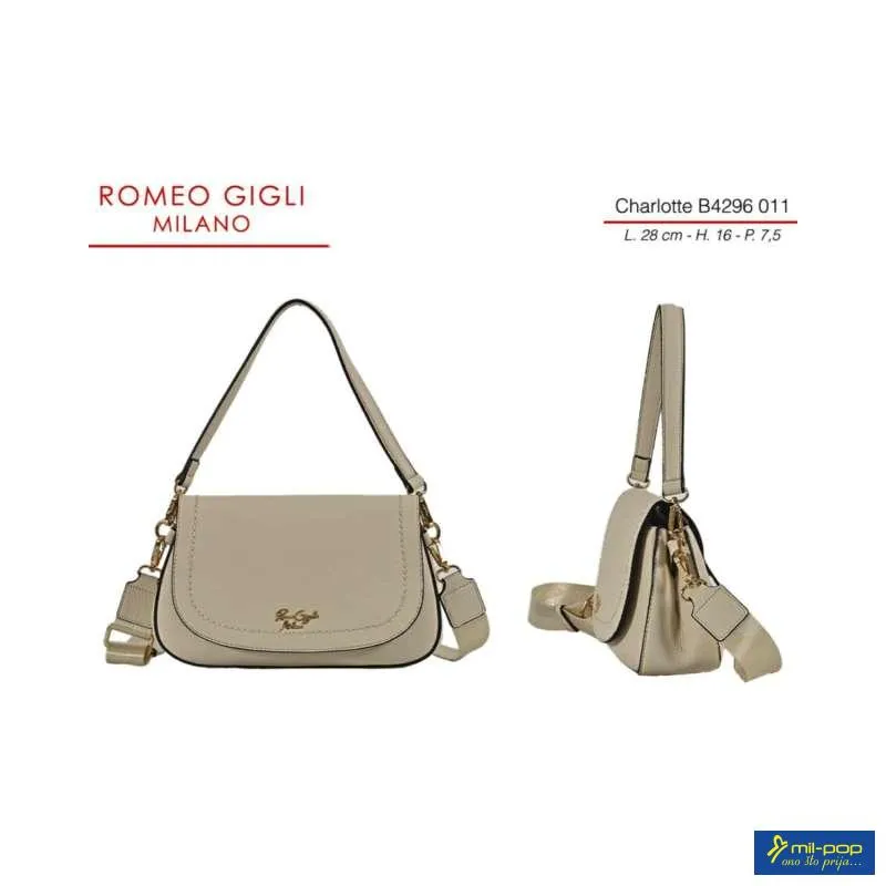 CHARLOTTE TORBA Z. RG MILANO B4296 BEIGE 