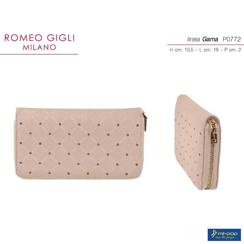 NOVČANIK ŽENSKI GAMA BEIGE/CUOIO ROMEO GIGLI MILANO