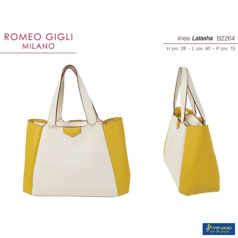 TORBA LATASHA GIALLO/OFF DONNA RG MILANO