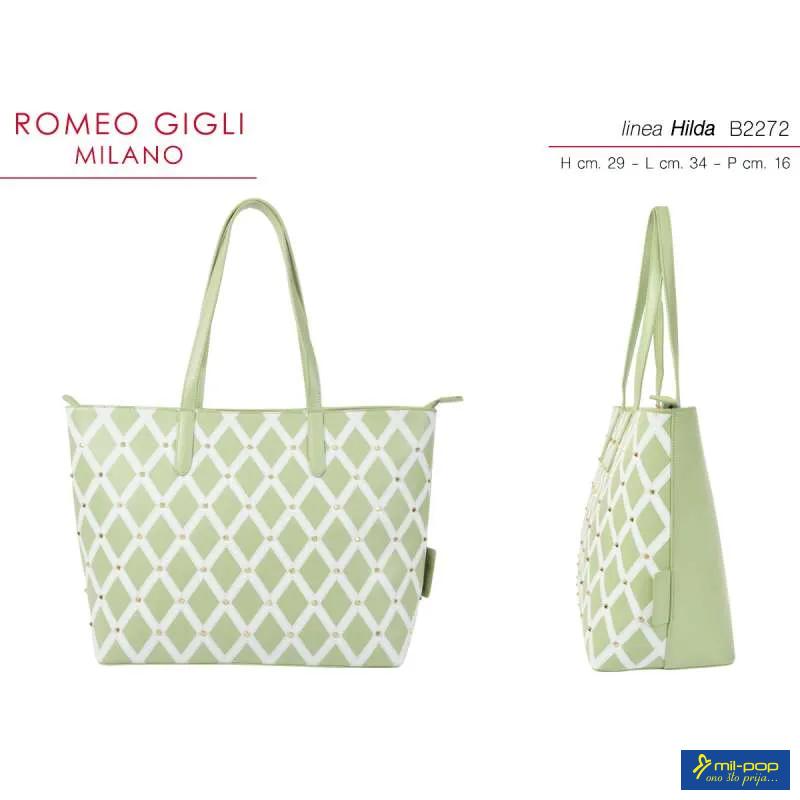 TORBA HILDA SALVIA/OFF DONNA RG MILANO