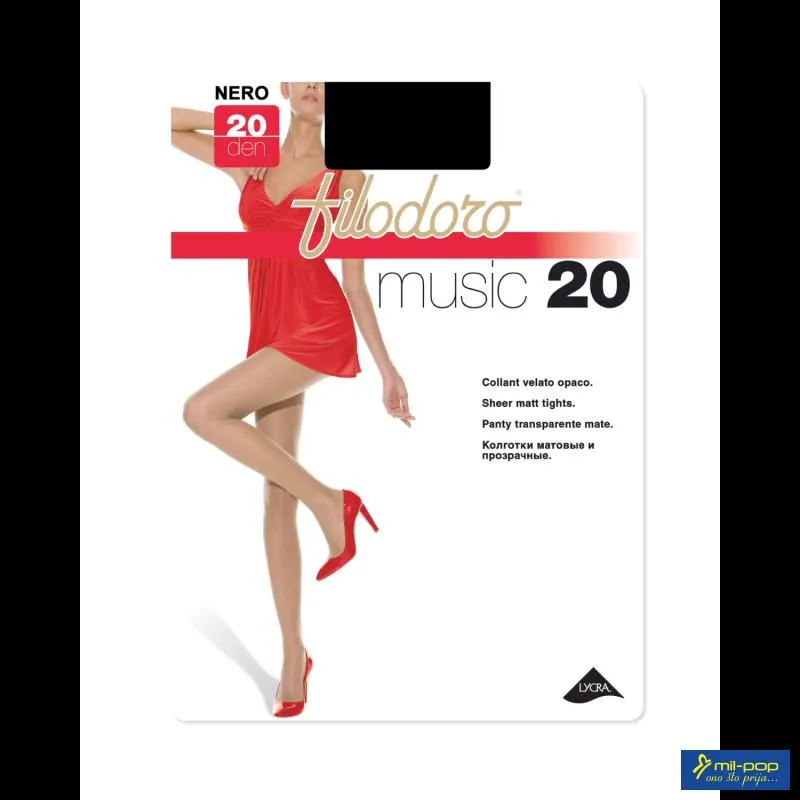 ČARAPE FILODORO MUSIC 20 A.F110648 UNIHOPKE 