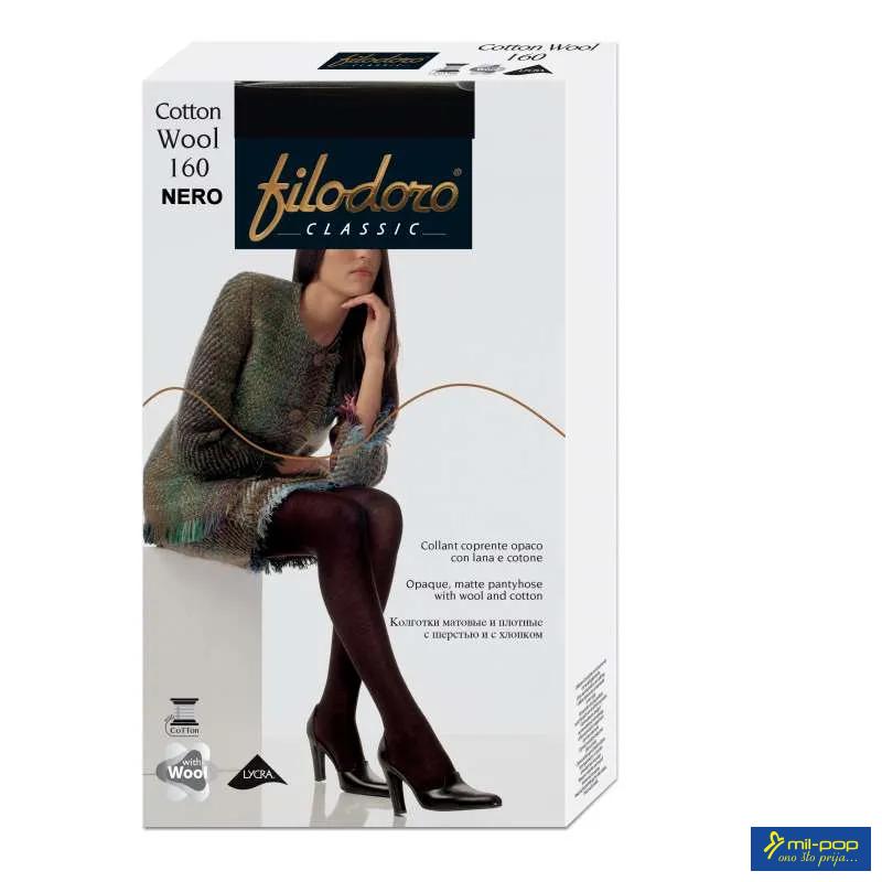 ČARAPE FILODORO UNIHOPKE COTTON WOOL 160