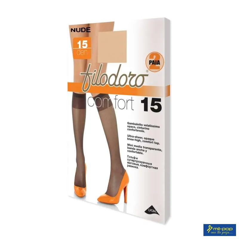 ČARAPE FILODORO COMFORT 15 A.110804 DOKOLJENICE 2/1 
