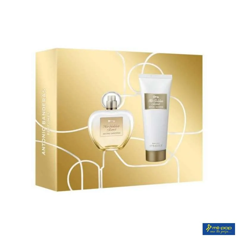A.BANDERAS SET 23 HER GOLD SECRET (EDT50+BL 75ML)