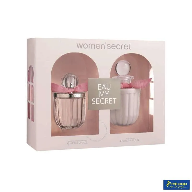 WOMEN SECRET EAU MY SECRET GIFT SET EDT 100 ML + BODY LOTION 200ML