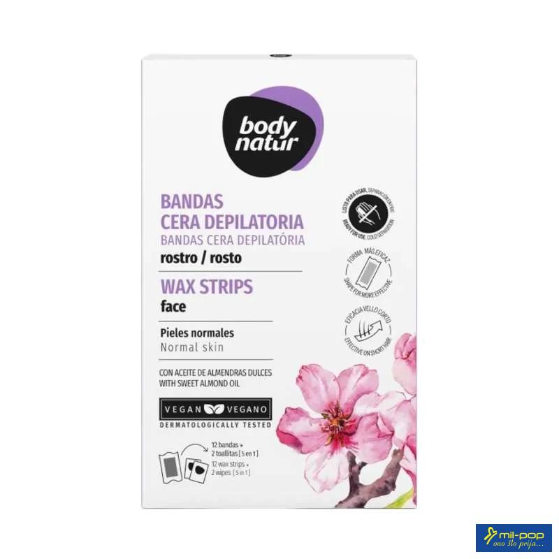 BODY NATUR TRAKE ZA DEPILACIJU LICA SWEET ALMOND OIL