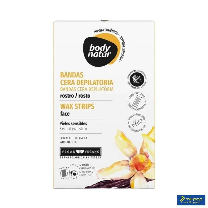 BODY NATUR TRAKE ZA DEPILACIJU LICA HYPOALLERGENICS