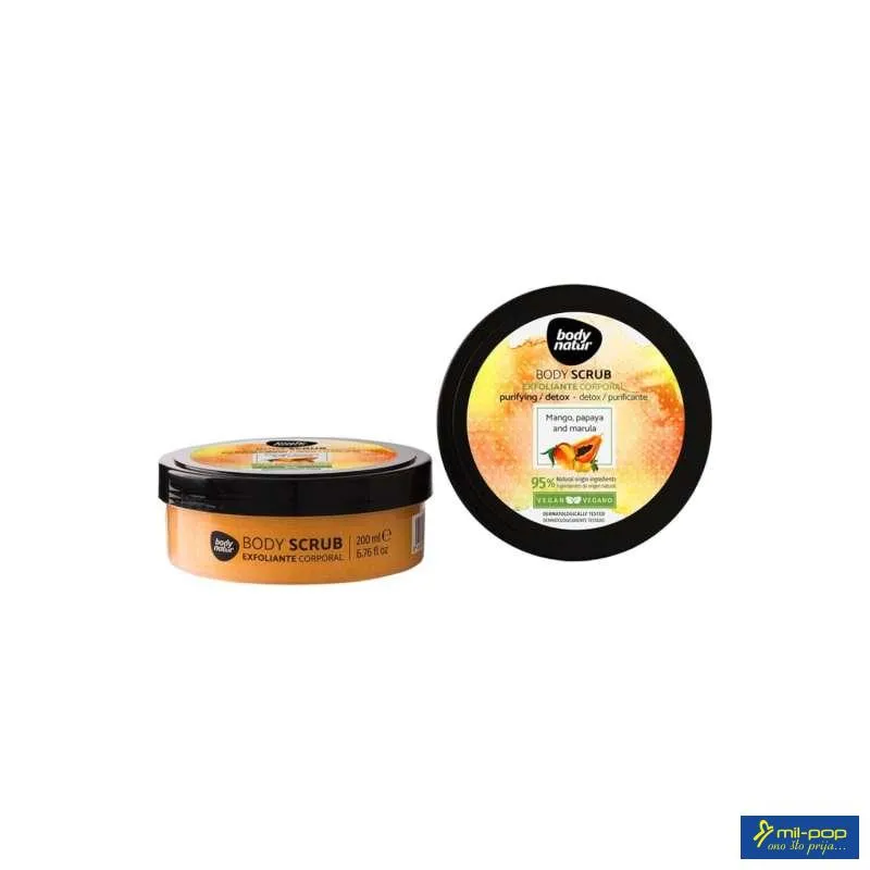 BODY NATUR PILING ZA TIJELO MANGO, PAPAYA AND MARULA 200ML