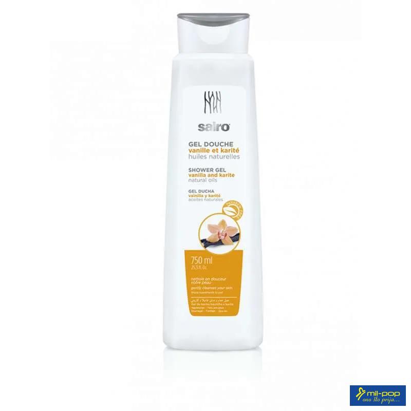 SAIRO GEL ZA TUŠIRANJE VANILLA AND KARITÉ 750 ml