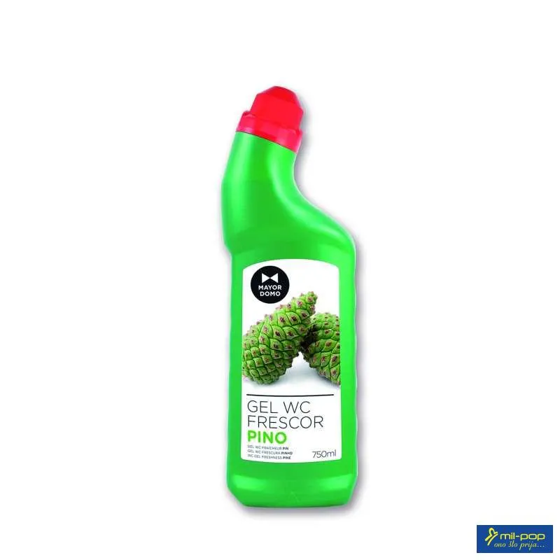 MAYOR. SREDSTVO ZA ČIŠĆENJE WC GEL PINE 750 ml