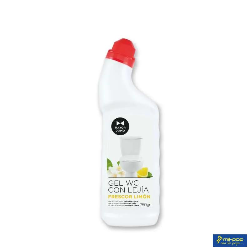 MAYOR. SREDSTVO ZA ČIŠĆENJE WC GEL BLEACH LEMON FRESHNESS 750 gr