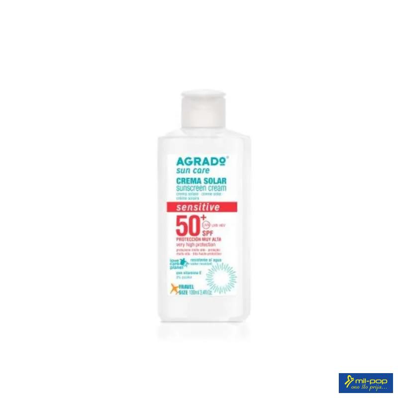 AGRADO KREMA ZA SUNCANJE SPF 50+ SENZITIV 100ML