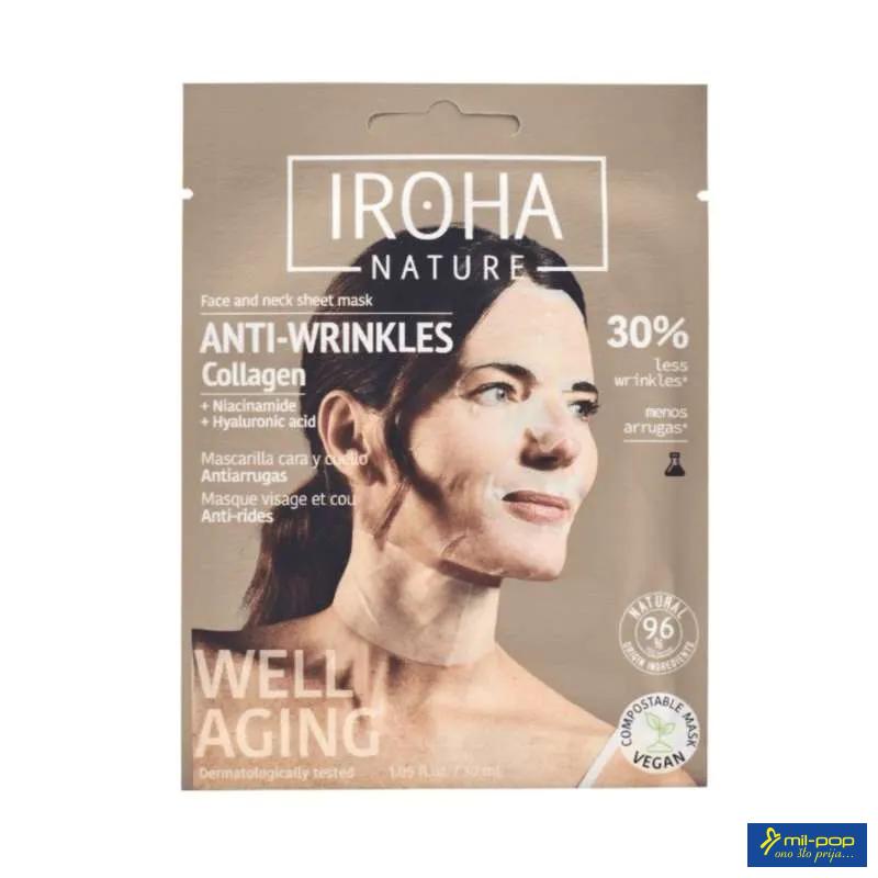 IROHA MASKA ZA LICE I VRAT COLLAGEN 