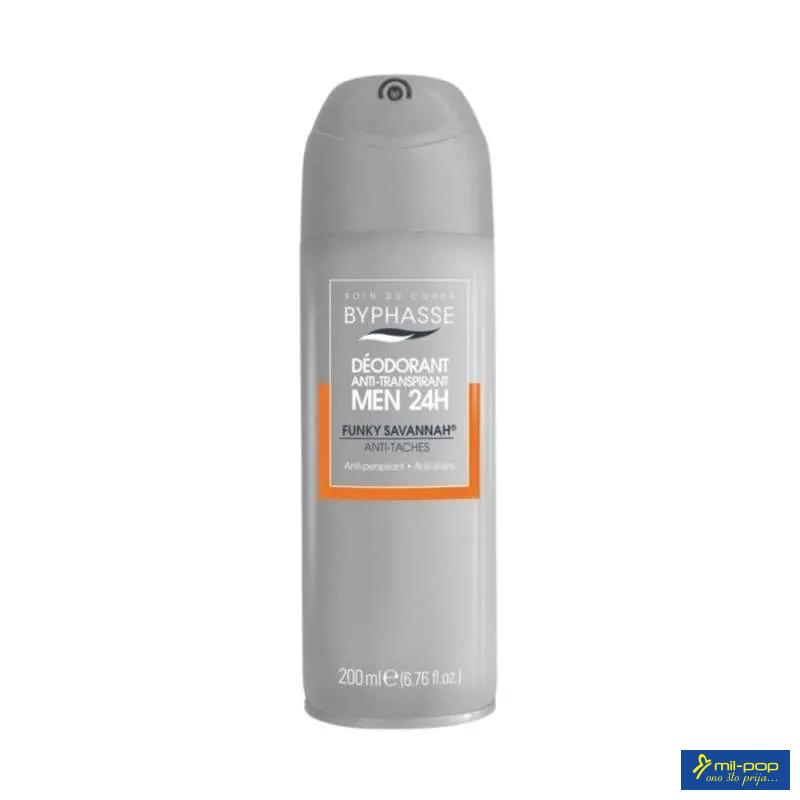 BYPHASSE DEZODORANS ANTI-PERSPI. 24H FUNKY SAVANNAH 200ML M.
